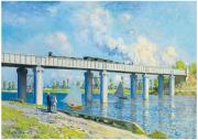 Opakowanie Puzzle 1000 Widok na most kolejowy w Argenteuil