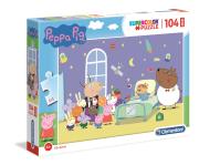 Opakowanie Puzzle 104 Maxi Super Kolor Peppa Pig