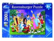 Opakowanie Puzzle 200 Disney. Ulubione postacie z bajek XXL