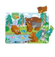 Opakowanie Puzzle 21 ramkowe Niedźwiadki DOPR300221