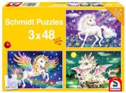 Opakowanie Puzzle 3x48 Mityczne stworzenia G3