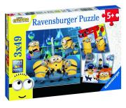 Opakowanie Puzzle 3x49 Minionki 2