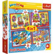 Puzzle 4w1 Tajni Szpiedzy TREFL. Wydawca: Trefl. Dadada.pl Opakowanie Puzzle 4w1 Tajni Szpiedzy TREFL
