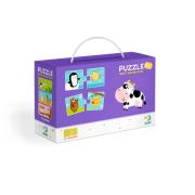 Puzzle Duo Co jedzą zwierzęta DOP300118. Wydawca: DodoEditor. Dadada.pl Opakowanie Puzzle Duo Co jedzą zwierzęta DOP300118
