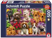 Opakowanie Puzzle PQ 500 Psy na półce G3