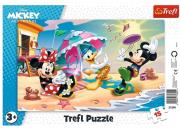 Opakowanie Puzzle ramkowe 15 Zabawy na plaży TREFL