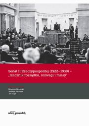 Okładka książki Senat II Rzeczypospolitej (1922-1939) -