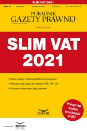 Okładka książki Slim VAT 2021