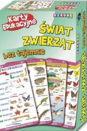 Okładka książki Świat zwierząt bez tajemnic karty edukacyjne