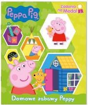 Okładka książki Świnka Peppa. Zadania na medal. Domowe zabawy...