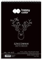Opakowanie Szkicownik na spirali A4/20K czarny HAPPY COLOR