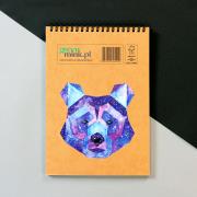 Opakowanie Szkicownik na spirali Niedźwiedź SZ03