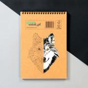 Opakowanie Szkicownik na spirali Wilk SZ06