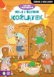Okładka książki Wilk i siedem koźlątek. Czytam i rozwiązuję