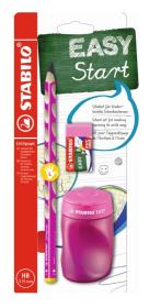 Opakowanie Zestaw dla leworęcznych Easygraph S różowy