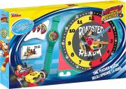 Opakowanie Zestaw do nauki o czasie z zegarkiem i kartami do gry Myszka Miki WD19808