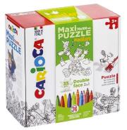 Opakowanie Zestaw puzzli do rysowania Monster 36 kol CARIOCA