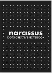 Opakowanie Zeszyt A5/56K kropki czarny (6szt) NARCISSUS