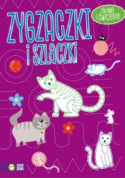 Okładka książki Zygzaczki i szlaczki. Fioletowe