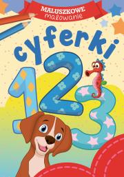 Okładka książki Cyferki. Maluszkowe malowanie