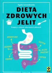 Dieta zdrowych jelit w.2. Autor: Agata Lewandowska. Dadada.pl Okładka książki Dieta zdrowych jelit w.2