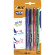 Opakowanie Długopis wymazywalny BIC Gel-ocity Illusion mix AST blister 4 kolory