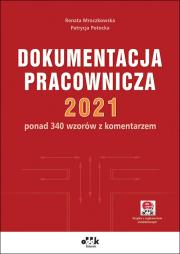 Okładka książki Dokumentacja pracownicza 2021