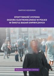 Okładka książki Efektywność systemu dozoru elektronicznego..