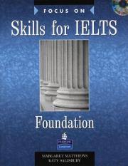 Okładka książki Focus on Skills for IELTS Foundation SB + CD
