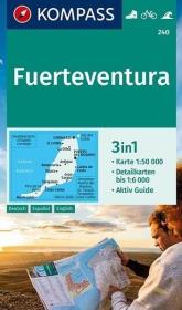 Fuerteventura 1:50 000 Kompass. Autor: praca zbiorowa. Dadada.pl Okładka książki Fuerteventura 1:50 000 Kompass
