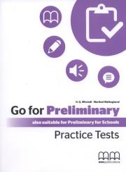 Go For Preliminary. Practice Tests SB + CD-ROM. Autor: H.Q.Mitchell, Marileni Malkogianni. Dadada.pl Okładka książki Go For Preliminary. Practice Tests SB + CD-ROM