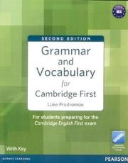 Okładka książki Grammar & Vocabulary for Cambridge First 2ED + Key+DictAccCode