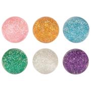 Opakowanie Gumowe piłeczki z brokatem mix