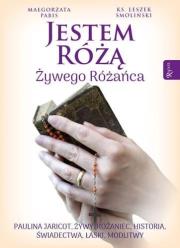 Jestem Różą Żywego Różańca. Autor: Małgorzata Pabis o. Luigi Galgani. Dadada.pl Okładka książki Jestem Różą Żywego Różańca