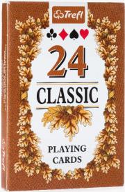 Okładka książki Karty - Classic 24 listki TREFL