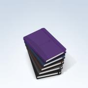 Okładka książki Kołonotatnik Oxford Signature A6 80k kratka ciemne kolory