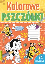 Kolorowe pszczółki. Autor: Opracowanie zbiorowe. Dadada.pl Okładka książki Kolorowe pszczółki