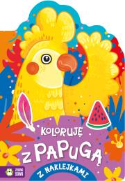 Okładka książki Koloruję z papugą