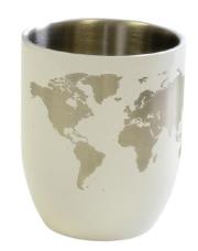 Opakowanie Kubek mapa świata Deluxe - biały