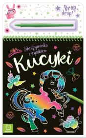 Okładka książki Kucyki. Zdrapywanka z rysikiem