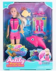 Opakowanie Lalka Anlily 30 cm z delfinkiem + akcesoria