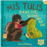 Miś Tuliś bawi się w chowanego wyd. 2. Autor: David Melling. Dadada.pl Okładka książki Miś Tuliś bawi się w chowanego wyd. 2