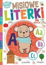 Misiowe literki. Autor: Opracowanie zbiorowe. Dadada.pl Okładka książki Misiowe literki