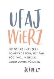 Opakowanie Mój dziennik - Ufaj wierz nie bój się