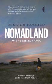 Nomadland. W drodze za pracą. Autor: Jessica Bruder, Martyna Tomczak. Dadada.pl Okładka książki Nomadland. W drodze za pracą