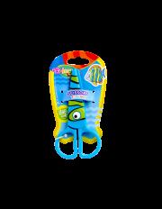 Opakowanie Nożyczki plastikowe Colorino Kids z oczkiem 12,5 cm blister mix.