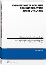 Okładka książki Ogólne postępowanie administracyjne jurysdykcyjne