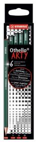 Opakowanie Ołówek Othello Arty mix twardy 6szt STABILO