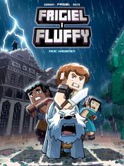 Pałac Herobrine’a. Frigiel i Fluffy. Tom 6. Autor: Derrien Jean-Christophe. Dadada.pl Okładka książki Pałac Herobrine’a. Frigiel i Fluffy. Tom 6