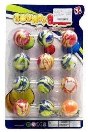 Opakowanie Piłki kauczukowe 4,5 cm 12 szt mix